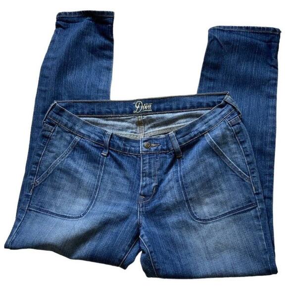 Old Navy The Diva Jeans Women's Size 12 Regular Blue Denim - Picture 7 of 10